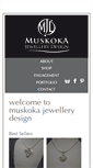 Mobile Screenshot of muskokajewellerydesign.com