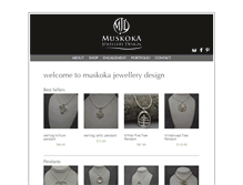 Tablet Screenshot of muskokajewellerydesign.com